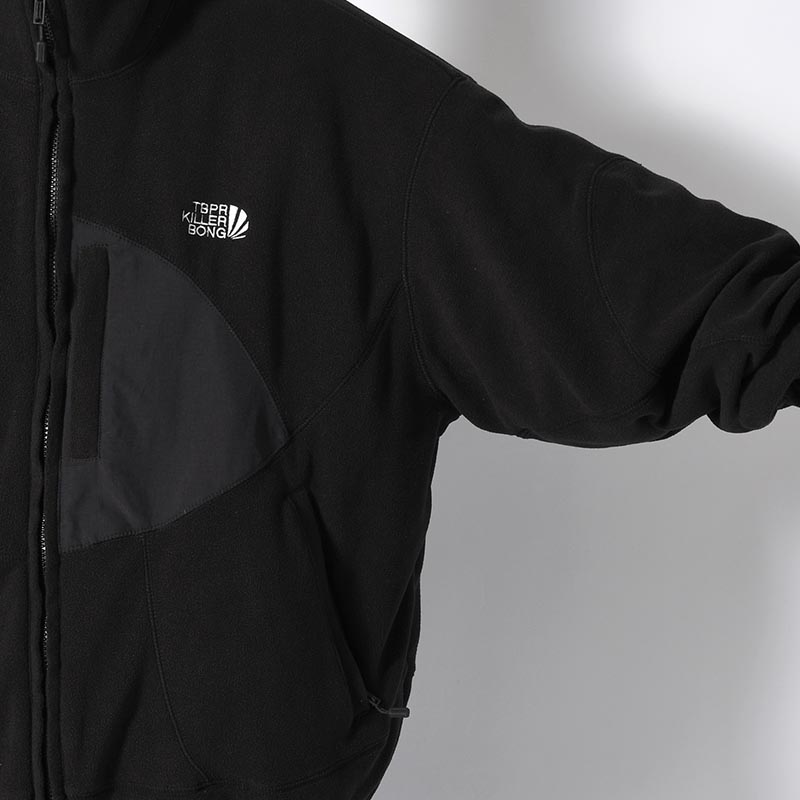 FLEECE JKT -BLACK-