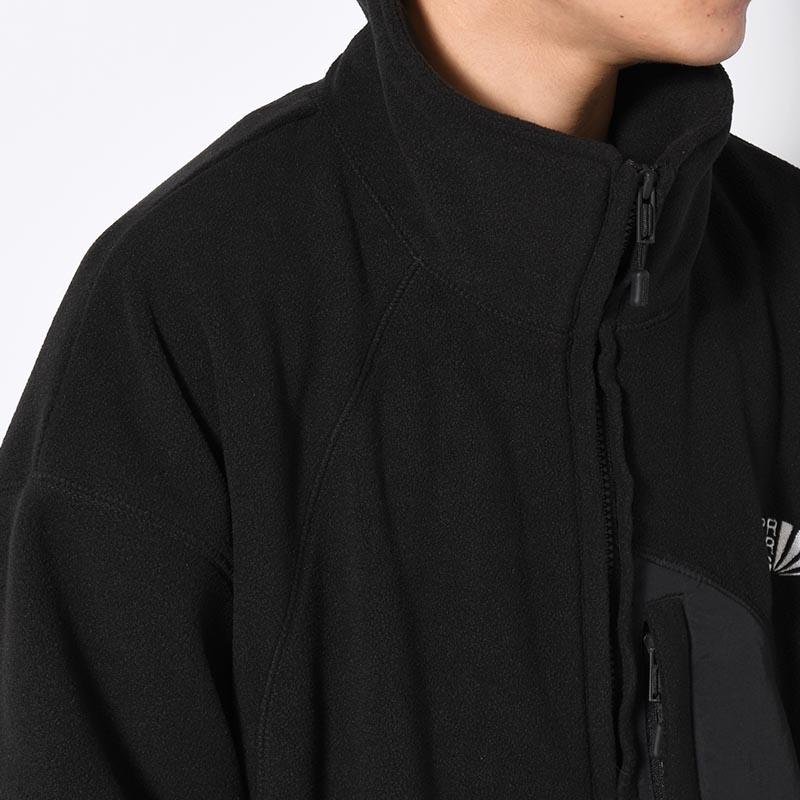 FLEECE JKT -BLACK-