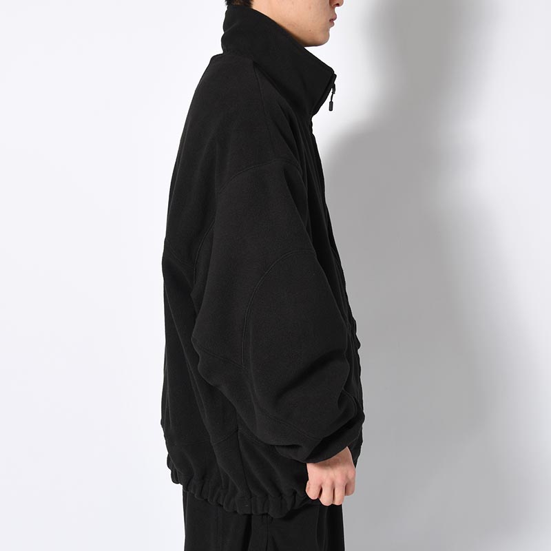 FLEECE JKT -BLACK-