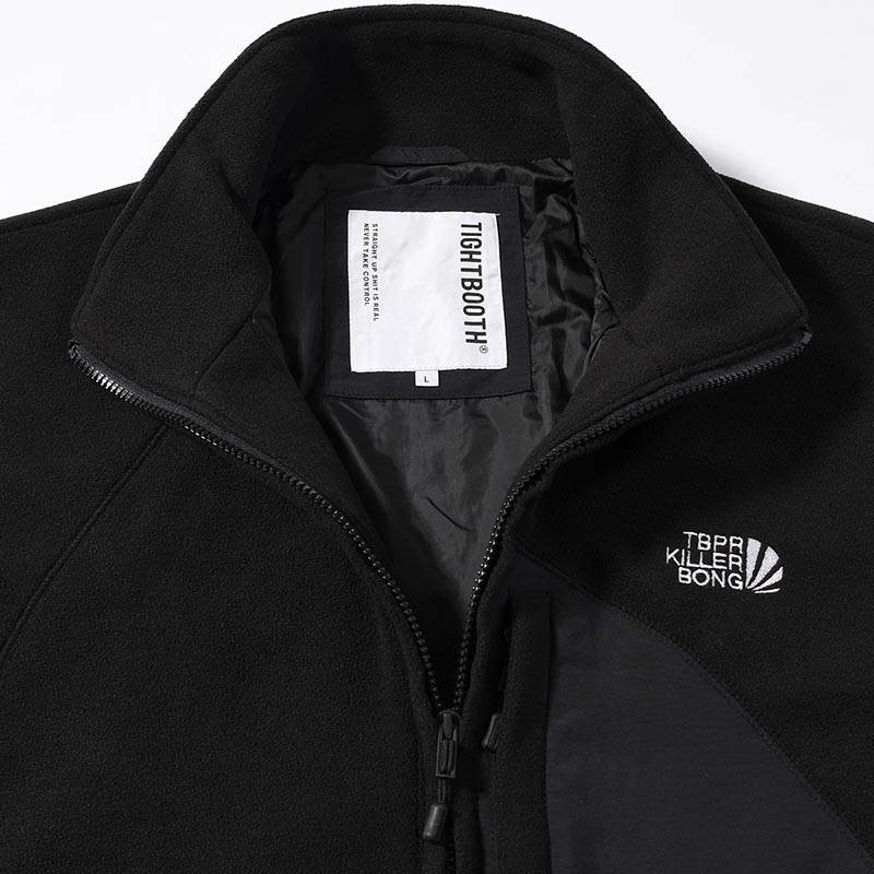 FLEECE JKT -BLACK-