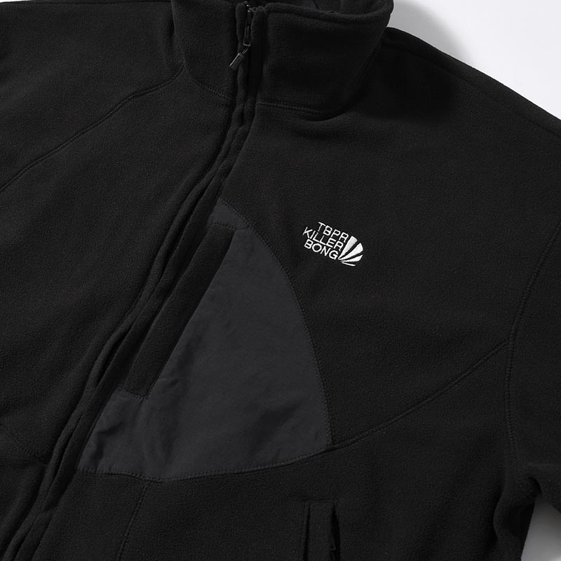 FLEECE JKT -BLACK-