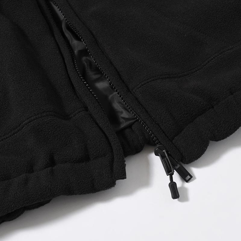 FLEECE JKT -BLACK-