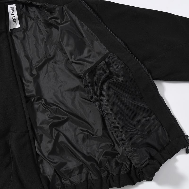 FLEECE JKT -BLACK-