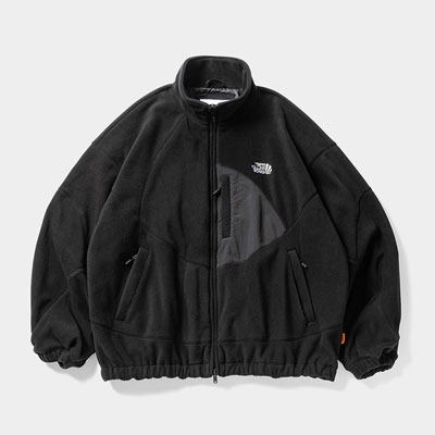 FLEECE JKT -BLACK-