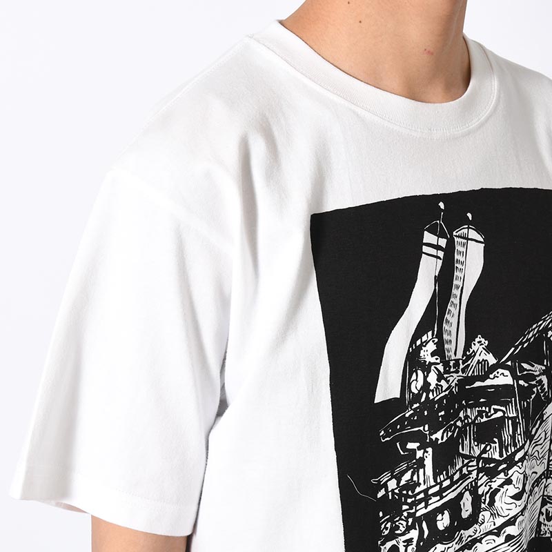 Gion Matsuri SOUVENIR TEE SHIRT -WHITE-