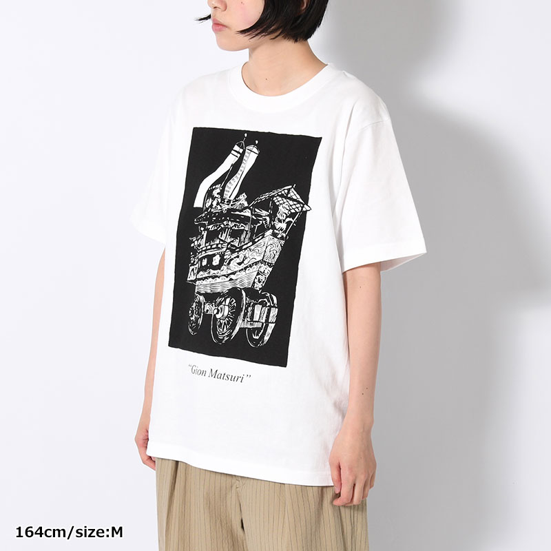 Gion Matsuri SOUVENIR TEE SHIRT -WHITE-