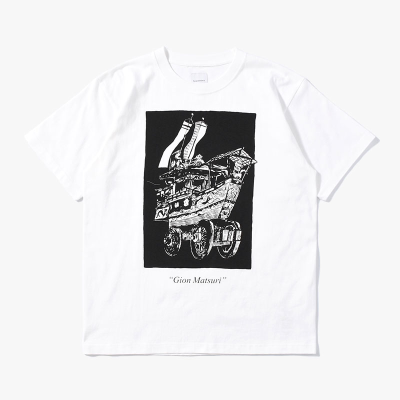 Gion Matsuri SOUVENIR TEE SHIRT -WHITE-