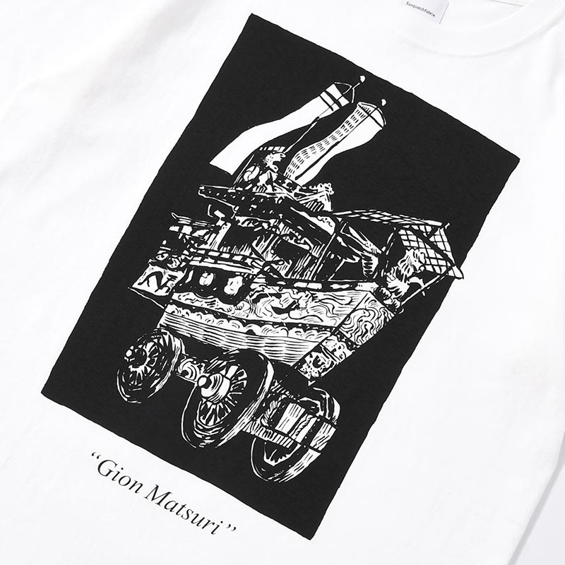 Gion Matsuri SOUVENIR TEE SHIRT -WHITE-