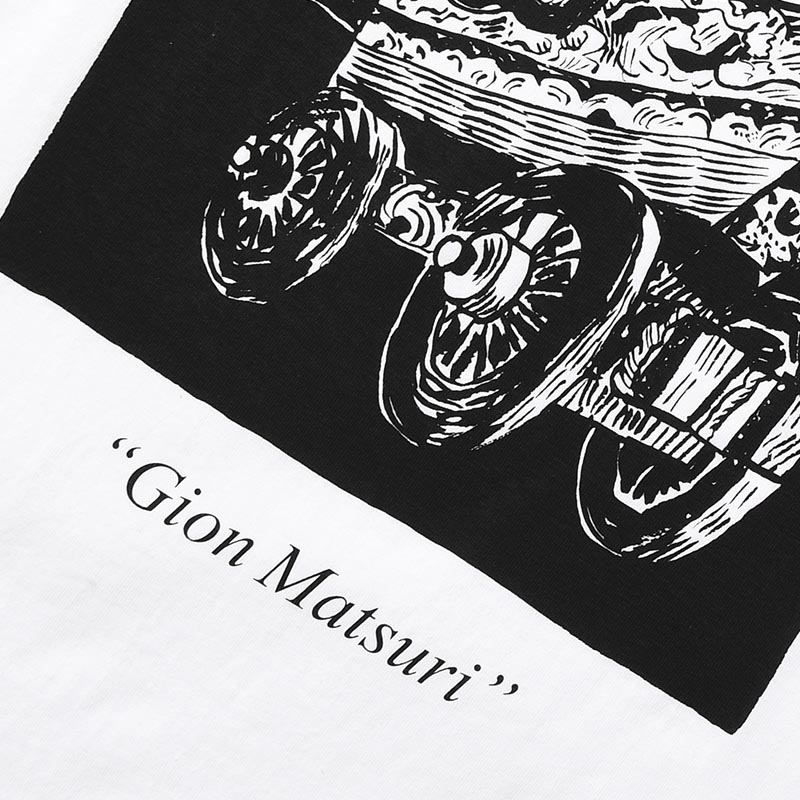 Gion Matsuri SOUVENIR TEE SHIRT -WHITE-