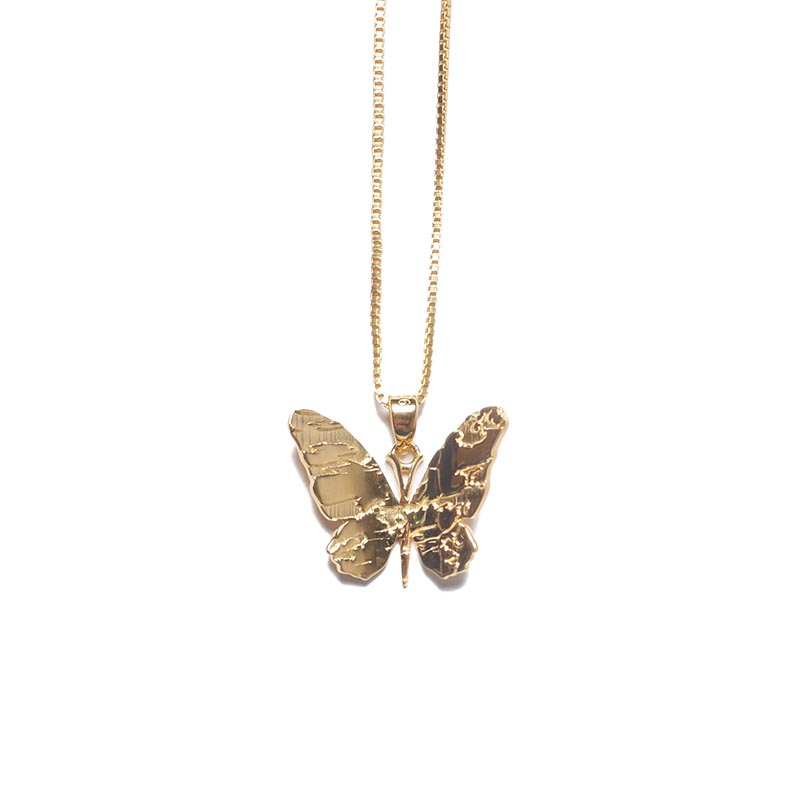 BUTTERFLY NECKLACE -GOLD-