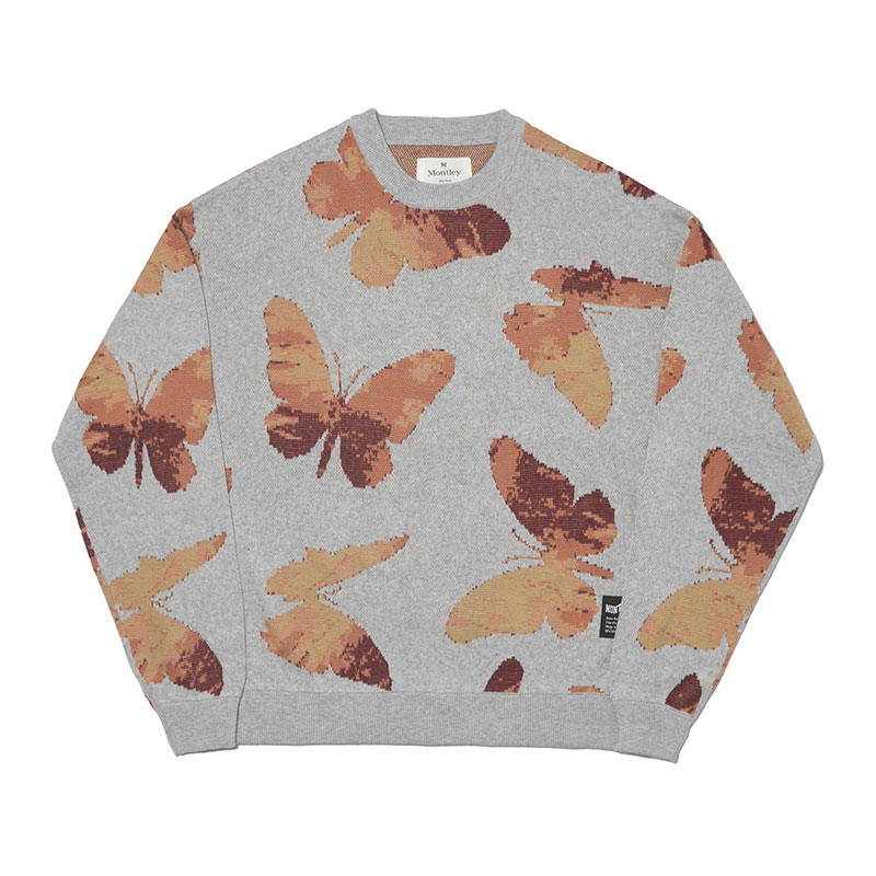 BUTTERFLY CREW KNIT -2.COLOR-