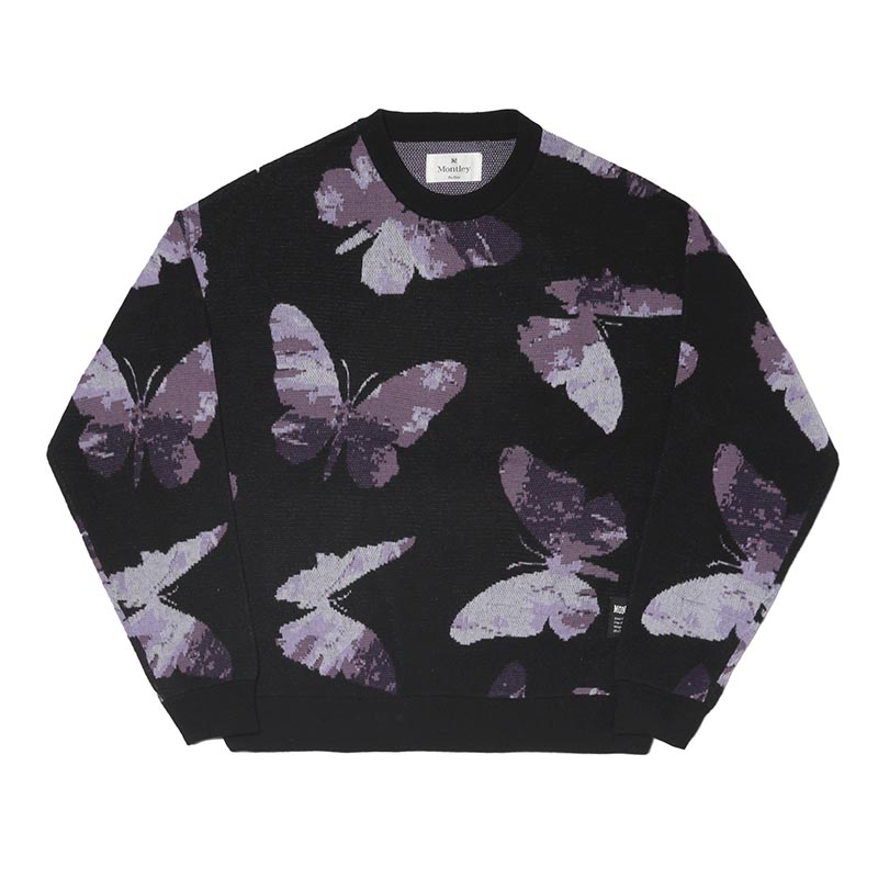 BUTTERFLY CREW KNIT -2.COLOR-