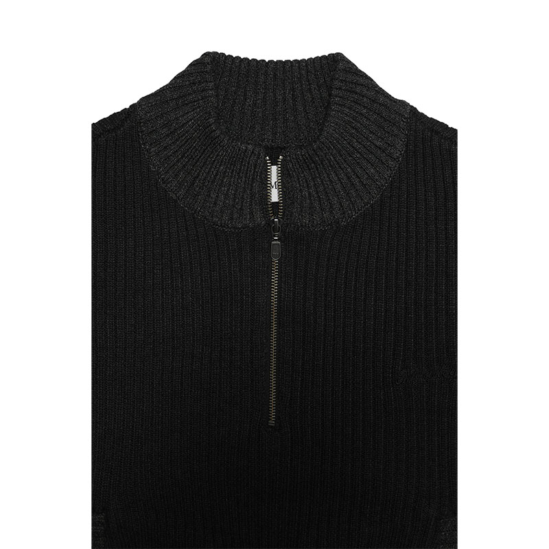 HALF ZIP KNIT -3.COLOR-