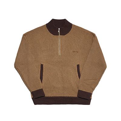 HALF ZIP KNIT -3.COLOR-