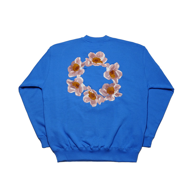 CIRCLE FLOWER CREW SW -3.COLOR-