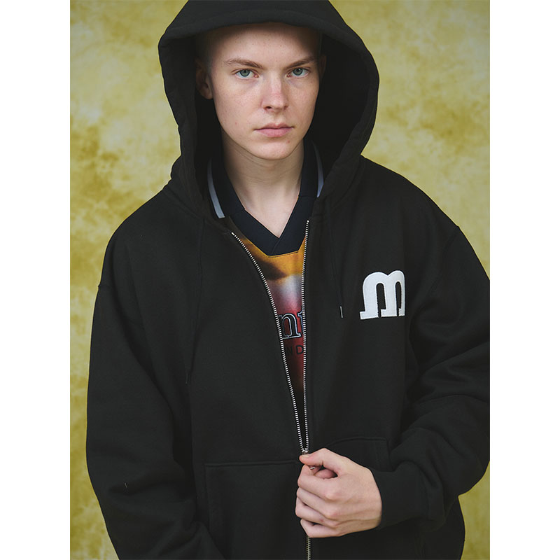 LOGO HEAVY ZIP HOOD -3.COLOR-