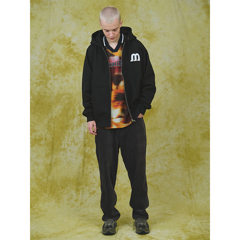 LOGO HEAVY ZIP HOOD -3.COLOR-