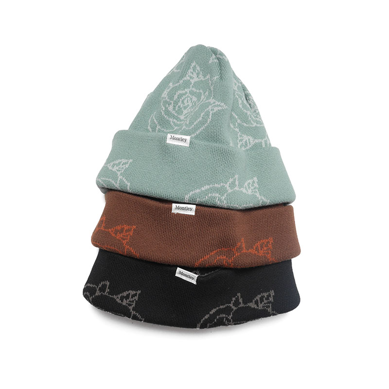 ROSE KNIT CAP -3.COLOR-