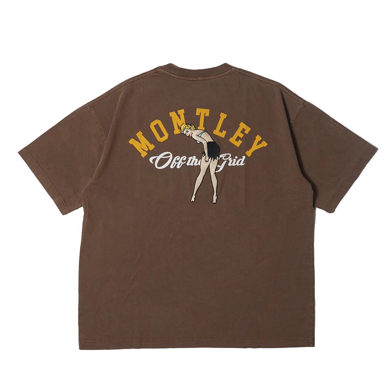 O.T.G.LADY VINTAGE SS TEE -3.COLOR-(BROWN)