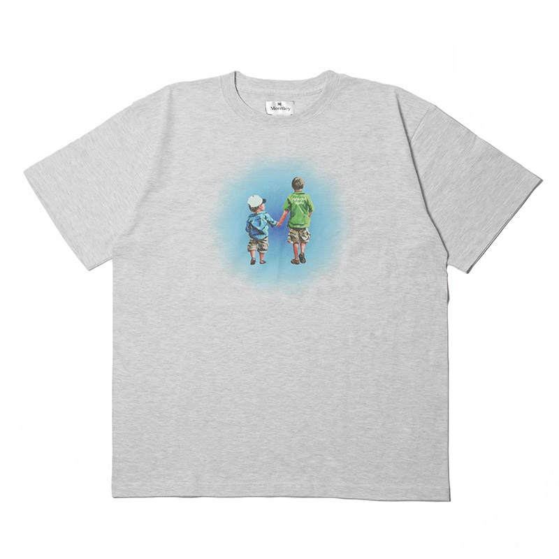 KIDS SS TEE -3.COLOR-(A.GREY)
