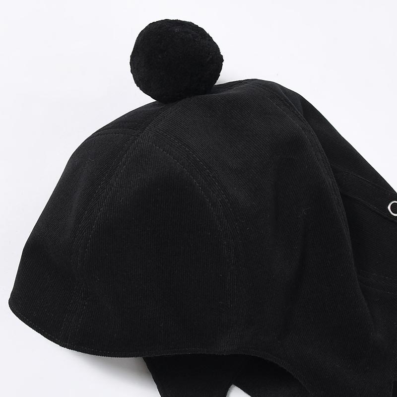 DECK CAP "SEAMAN" -BLACK-