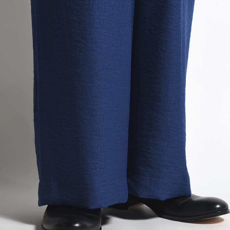 DOMINANT COLOR PANTS -NAVY-
