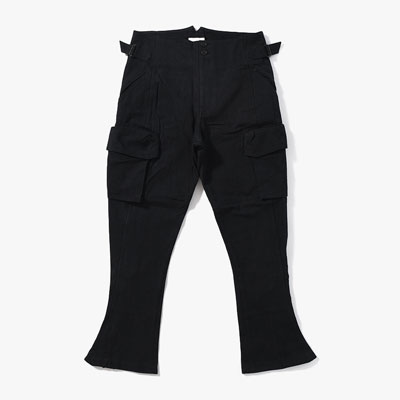 STEREOSCOPIC POCKET PANTS -BLACK-