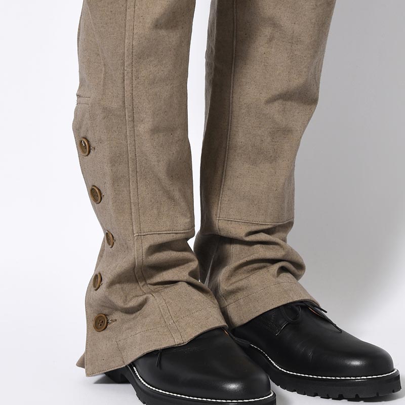 STEREOSCOPIC POCKET PANTS -KHAKI BEIGE-