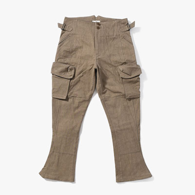 STEREOSCOPIC POCKET PANTS -KHAKI BEIGE-