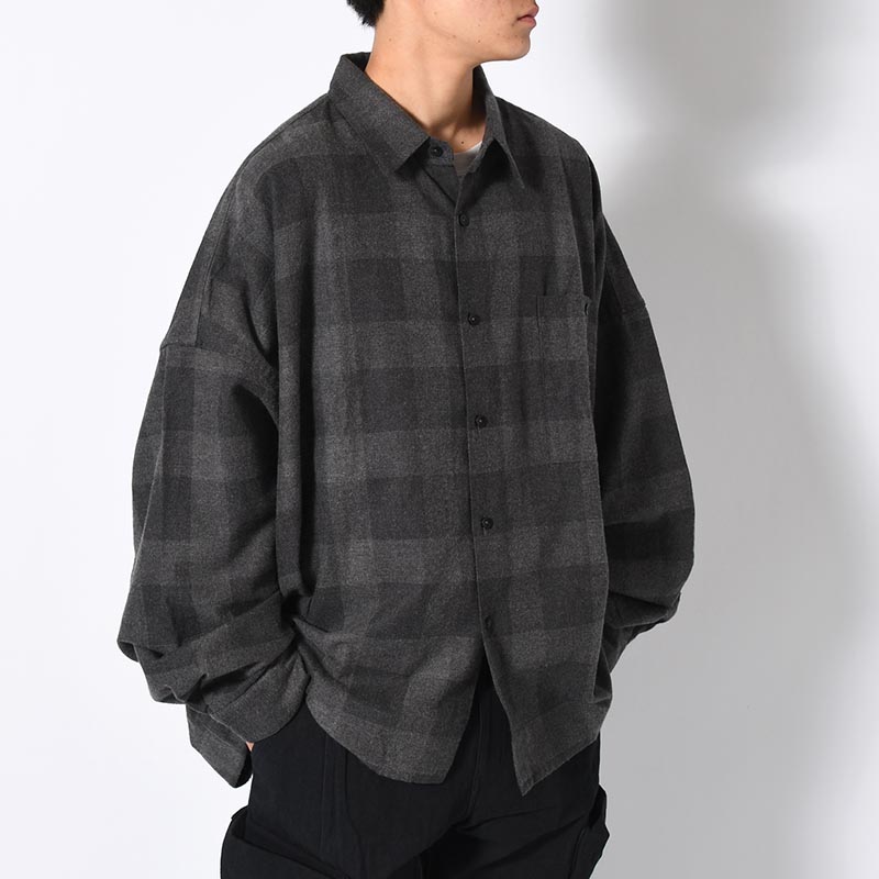 5X SHIRT (SHORT LENGTH) -DARK GRAY-