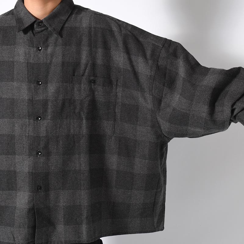 5X SHIRT (SHORT LENGTH) -DARK GRAY-