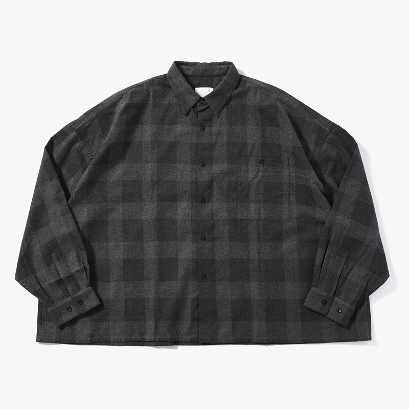 5X SHIRT (SHORT LENGTH) -DARK GRAY-