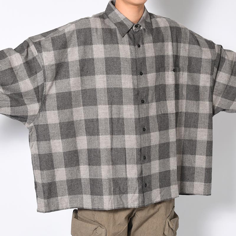 5X SHIRT (SHORT LENGTH) -LIGHT GRAY-