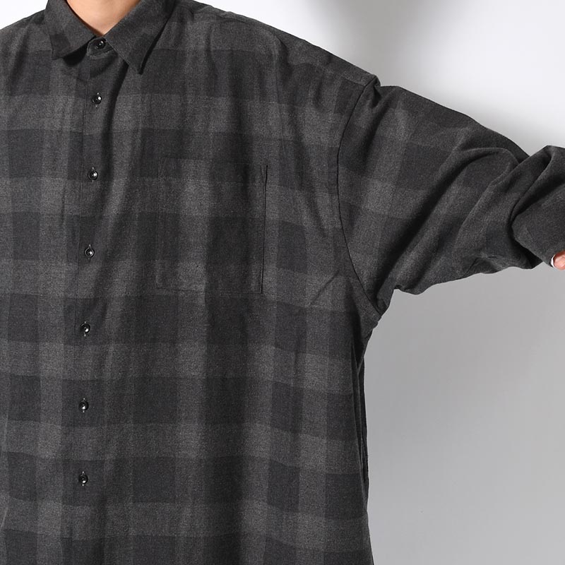 5X SHIRT (LONG LENGTH) -DARK GRAY-