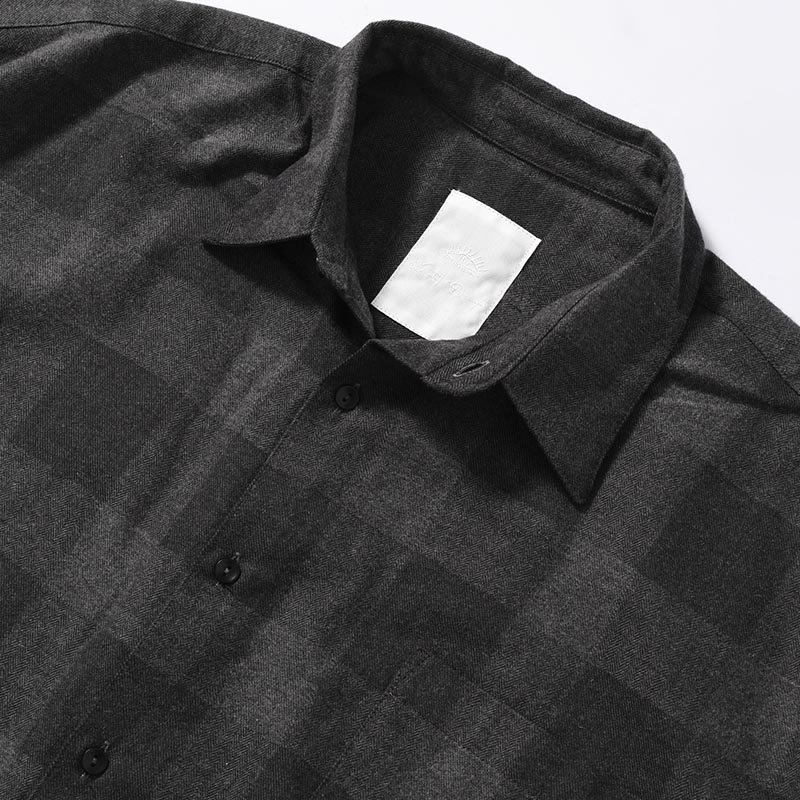 5X SHIRT (LONG LENGTH) -DARK GRAY-