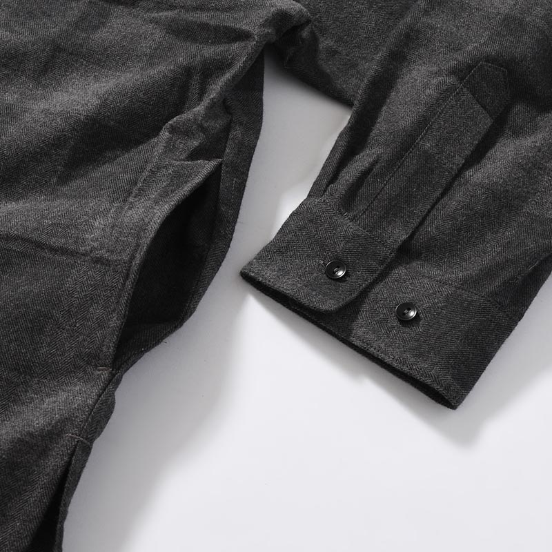 5X SHIRT (LONG LENGTH) -DARK GRAY-