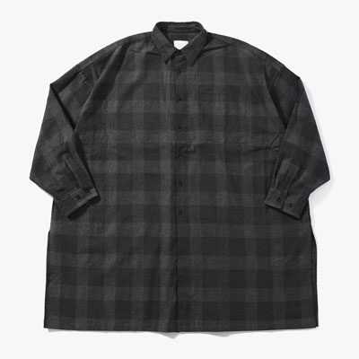 5X SHIRT (LONG LENGTH) -DARK GRAY-