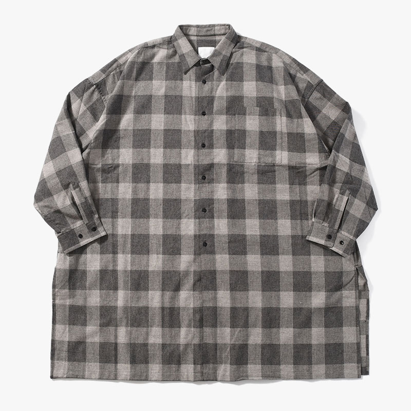 5X SHIRT (LONG LENGTH) -LIGHT GRAY-