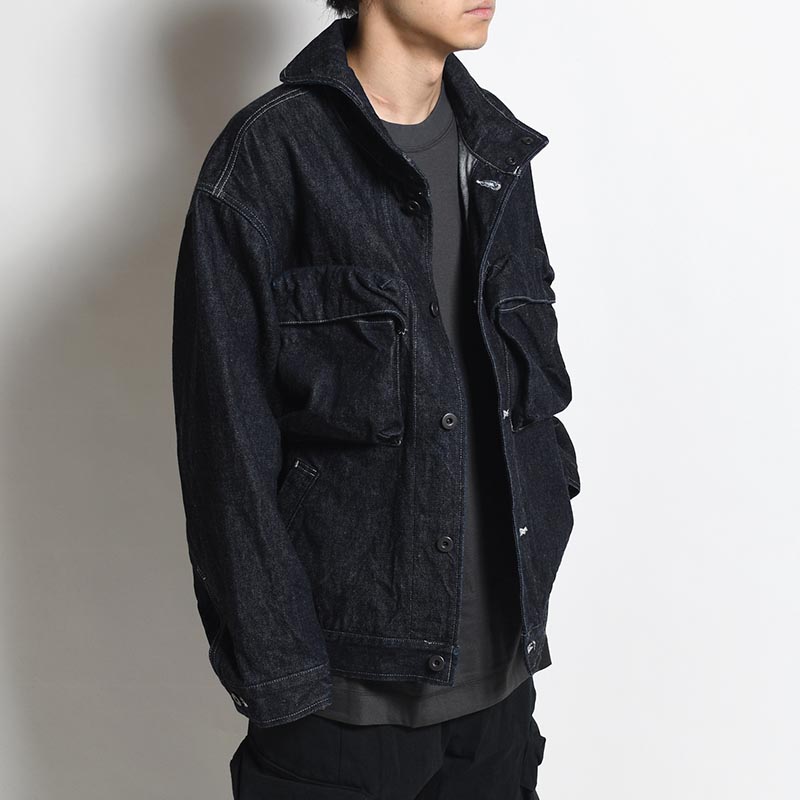 SELVEDGE DENIM JACKET -INDIGO (ONE WASH)-