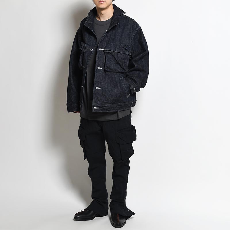 SELVEDGE DENIM JACKET -INDIGO (ONE WASH)-