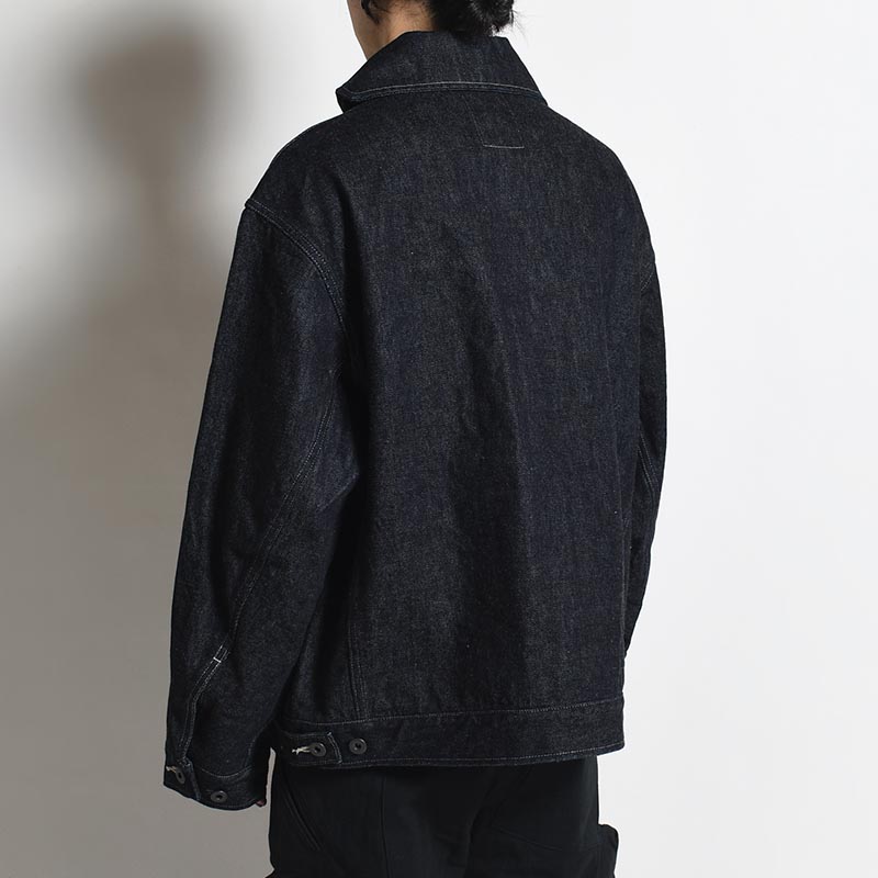 SELVEDGE DENIM JACKET -INDIGO (ONE WASH)-