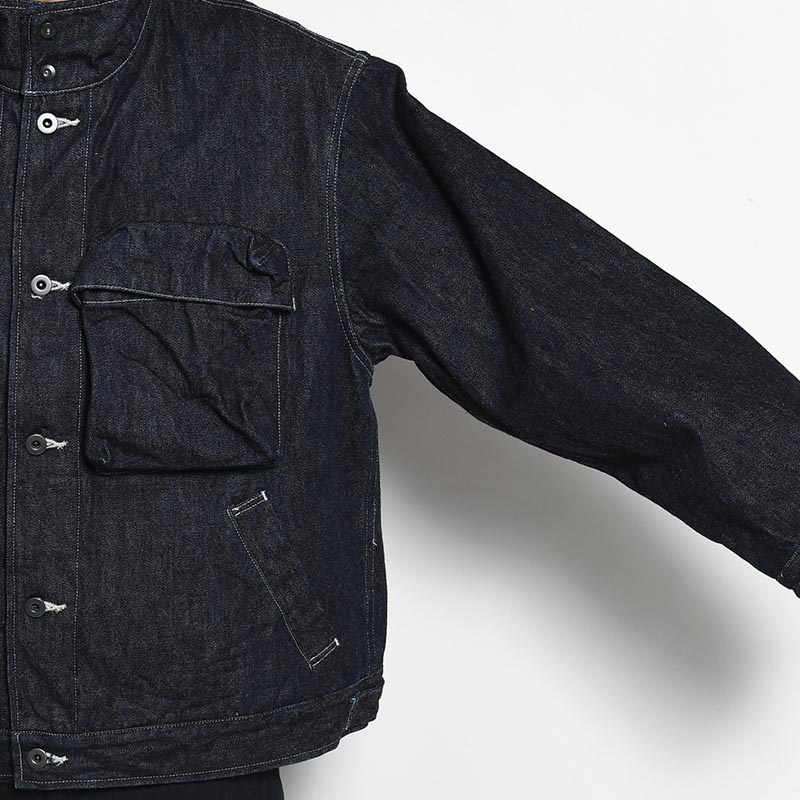 SELVEDGE DENIM JACKET -INDIGO (ONE WASH)-