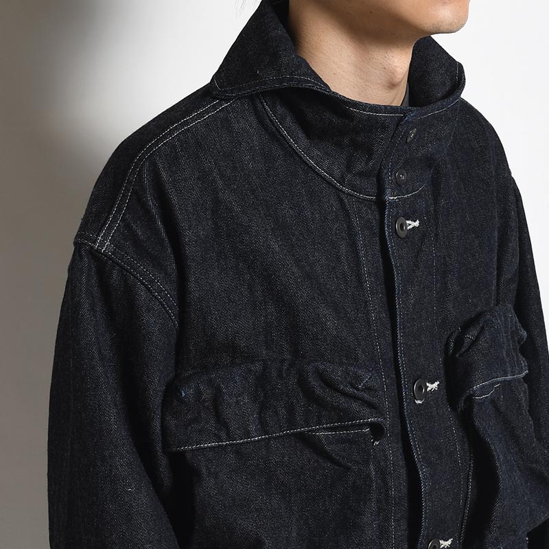 SELVEDGE DENIM JACKET -INDIGO (ONE WASH)-