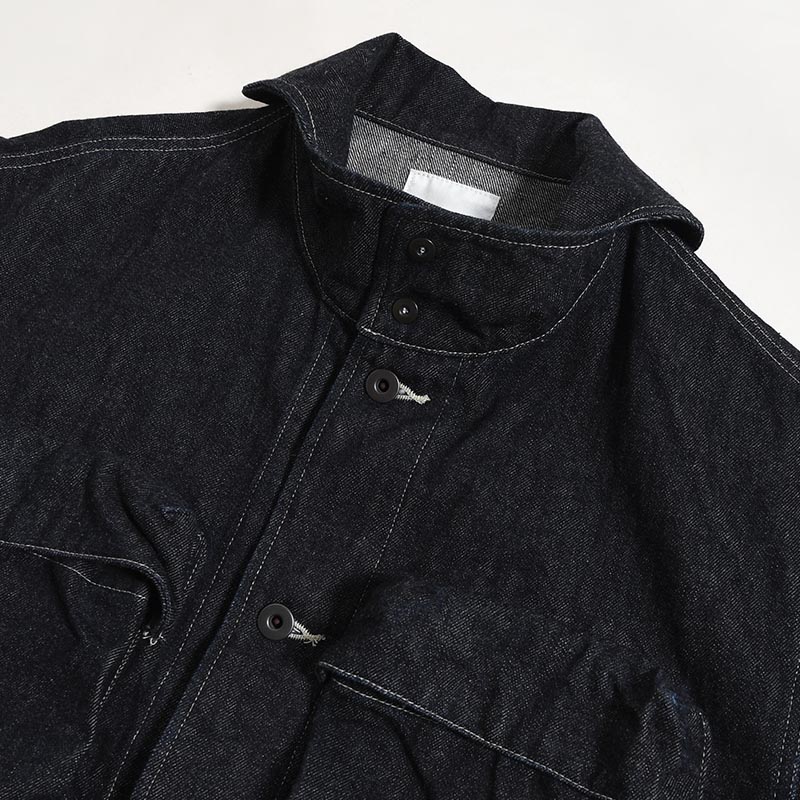 SELVEDGE DENIM JACKET -INDIGO (ONE WASH)-