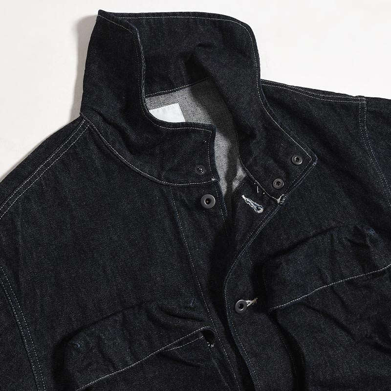 SELVEDGE DENIM JACKET -INDIGO (ONE WASH)-