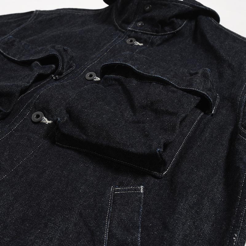 SELVEDGE DENIM JACKET -INDIGO (ONE WASH)-