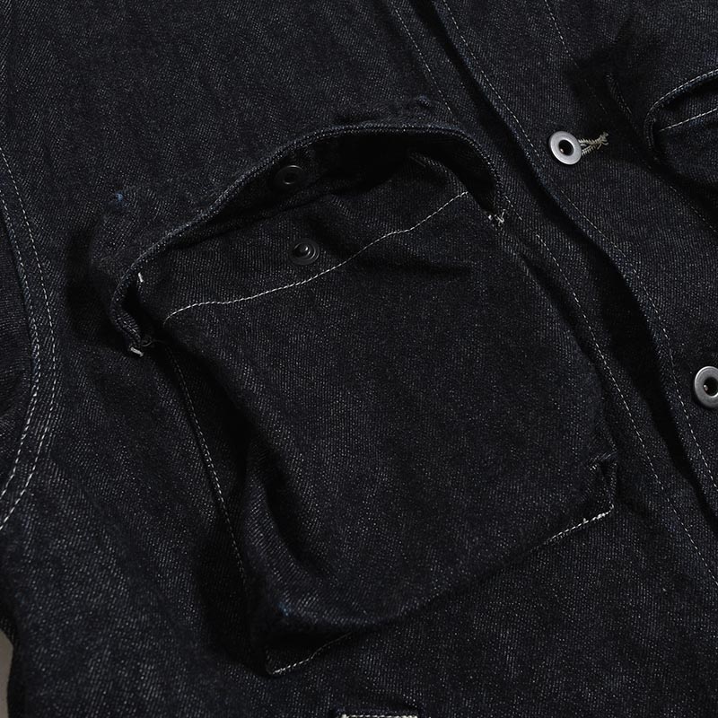 SELVEDGE DENIM JACKET -INDIGO (ONE WASH)-