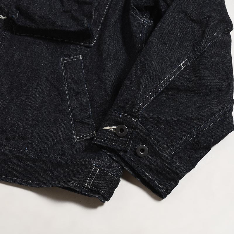 SELVEDGE DENIM JACKET -INDIGO (ONE WASH)-