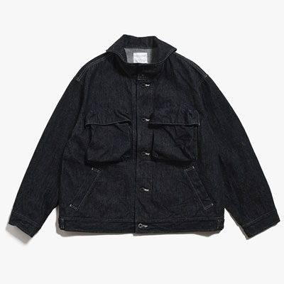 SELVEDGE DENIM JACKET -INDIGO (ONE WASH)-