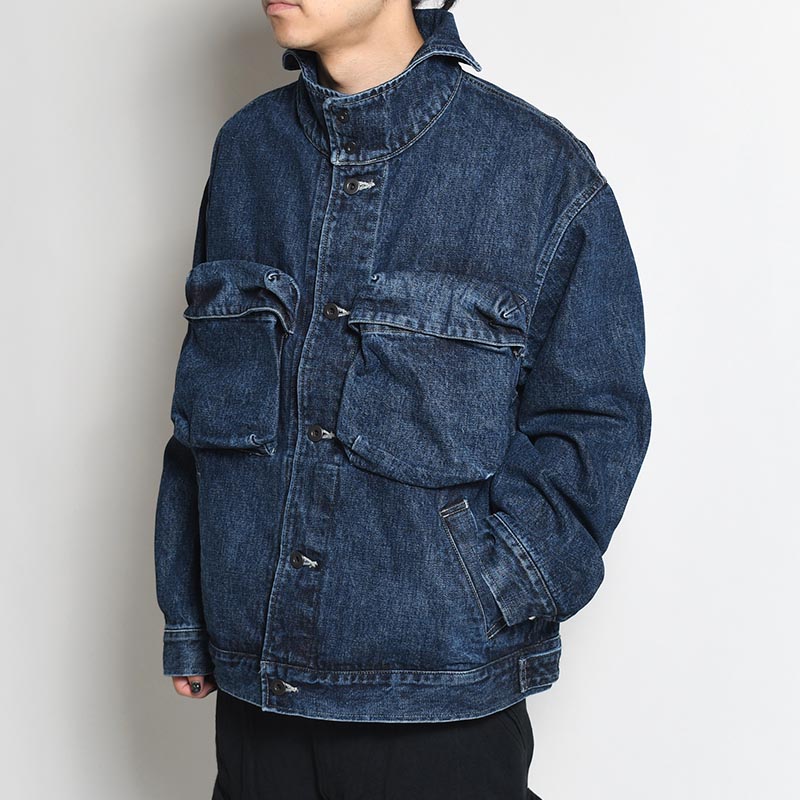 SELVEDGE DENIM JACKET -INDIGO (USED FINISH)-